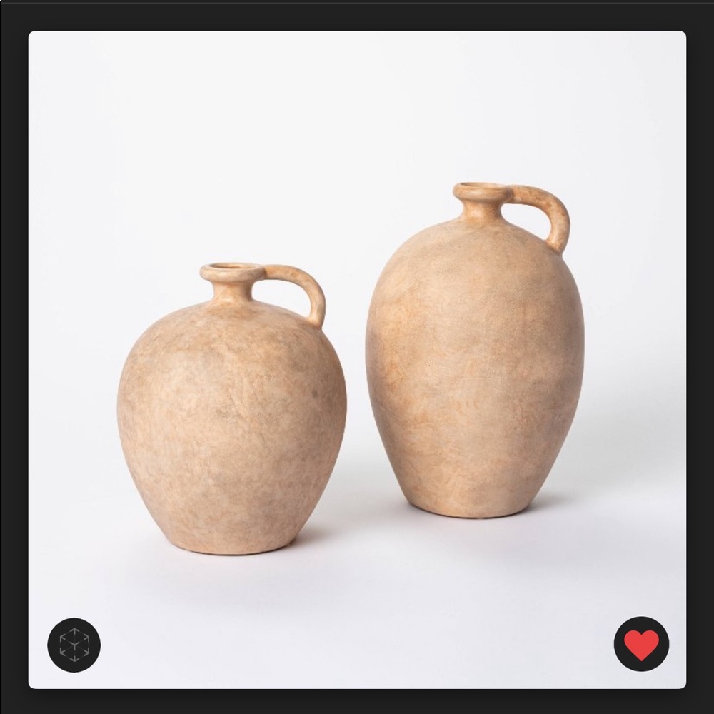 SET OF 2! Studio McGee Weathered Jugs